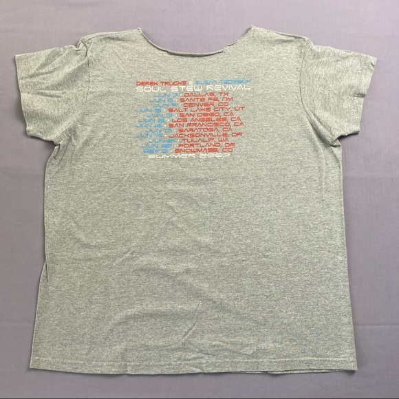 Derek Trucks and Susan Tedeschi Soul Stew Revival Graphic Band Concert Tee - Picture 3 of 4